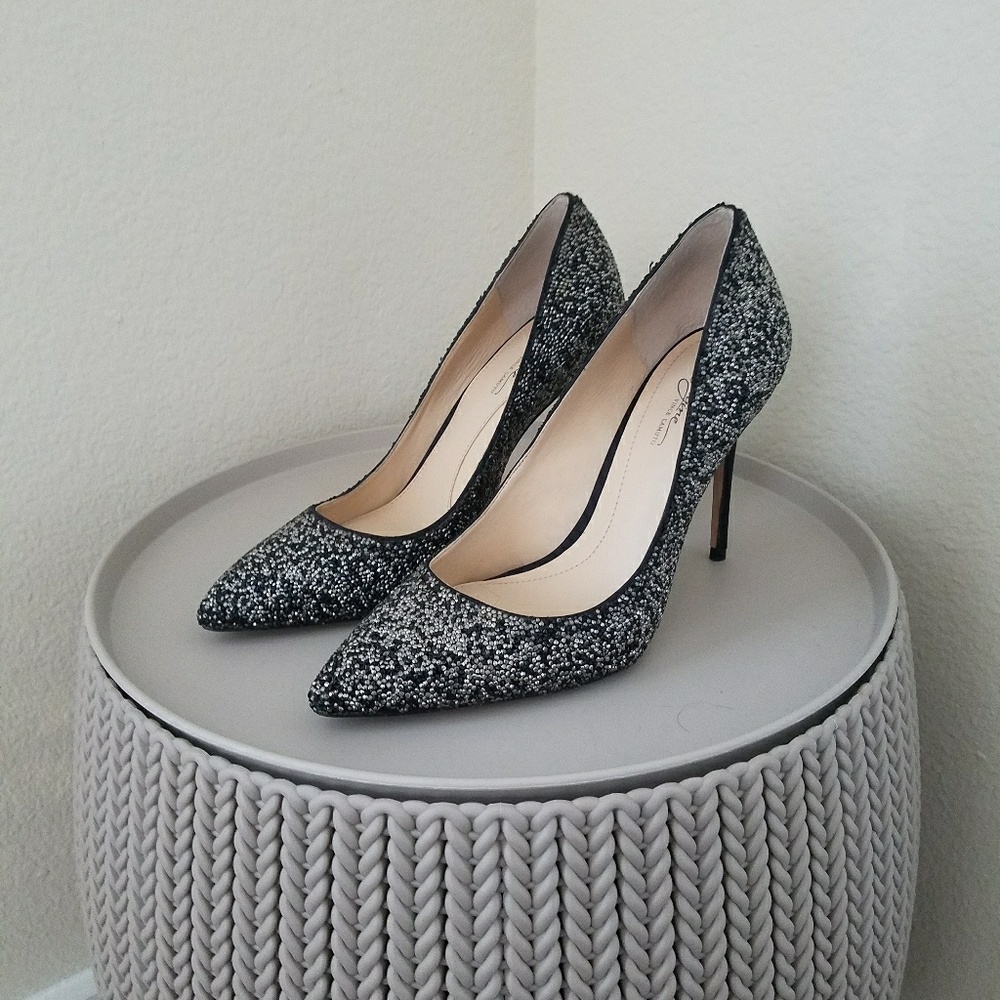 Olsen Stilletto with Black Crystals